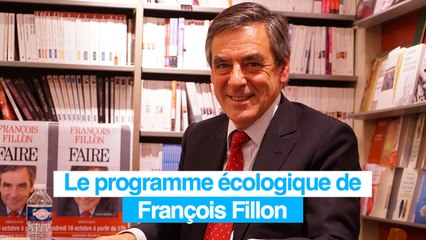 Le programme écologique de François Fillon