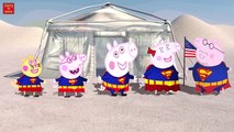 PEPPA PIG BATMAN VS SUPERMAN Finger Family | Nursery Rhymes for Children | 3D Animation