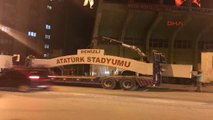 Denizli - Atatürk Stadı'nın Isim Tabelasının Sökülmesi Tartışma Yarattı