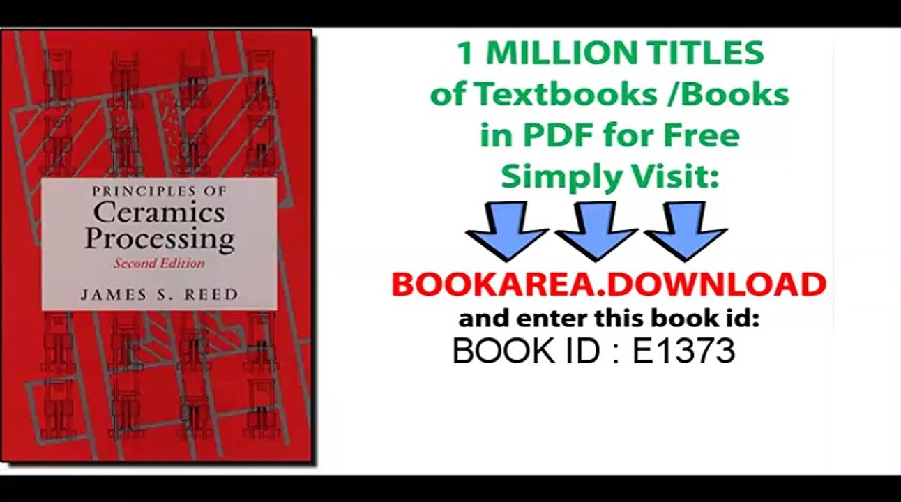 Principles of Ceramics Processing, 2nd Edition