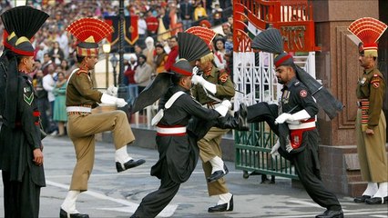 Wagah Border Parade 23 March 2017