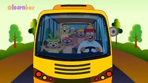 Bear Wheels On The bus Nursery Rhymes | Bear Animal Cartoon Rhymes for Children Kids Rhymes