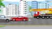 Learn Construction Vehicles THE BLUE TRUCK CEMENT MIXER TRUCK & DUMP TRUCK Learn Transport Cartoon