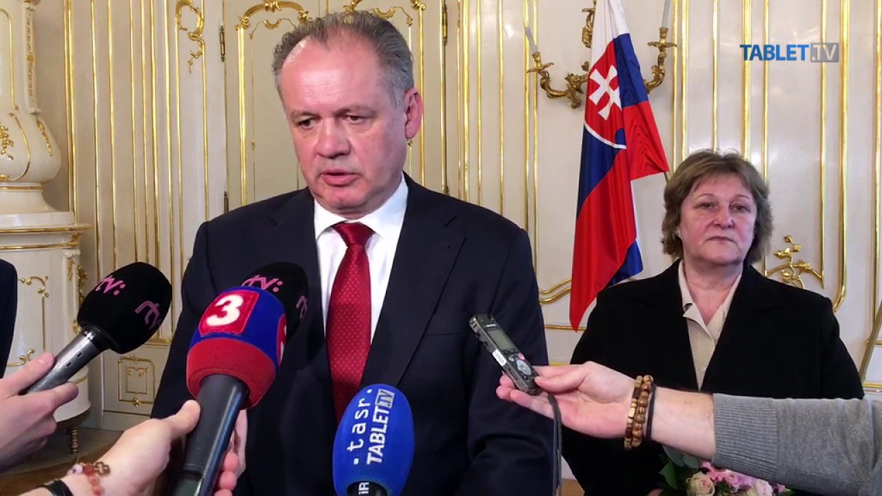 ZÁZNAM: Prezident SR A. Kiska prijal verejnú ochrankyňu práv V. Dubovcovú