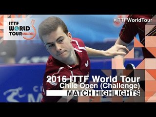 2016 Chile Open Highlights: Antoine Hachard vs Gustavo Gomez (1/2)
