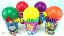 Balls Surprise Cups Disney Princess Mickey Mouse Toy Story Learn Colors Play Doh Popsicle Ice Cream-55-K4-1