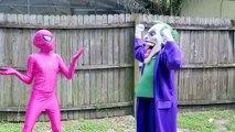 Spiderman vs Joker vs Minion! w_ Batman, Pink Spidergirl Crazy Gymnastics - Fun Superheroes  -)-2m1XWFAG