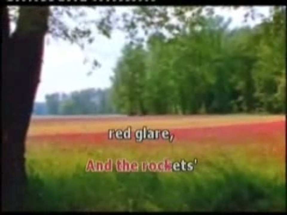 THE STAR-SPANGLED BANNER - KARAOKE