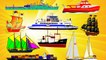 Water Vehicles for Kids - Ships Boats Yacht Coastguard Cruiseship Battleship