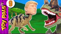 TRUMPOSAURUS Dinosaurs Revenge Jurassic Park World Toys Dinosaur Toy Kids Videos 9-gQu
