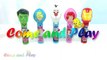 Lollipop Pop Up Surprise Toy Hulk Disney Princess Olaf Iron Man Play Doh Ice Cream Surprise Eggs-9ggWiOGU