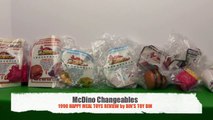 McDINO HAPPY MEAL (1990) FULL SET _ McDonald's Play Food Changes Into Dinos! _ Bin's Toy Bin-I1v_