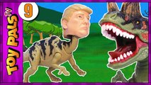 TRUMPOSAURUS Dinosaurs Revenge Jurassic Park World Toys Dinosaur Toy Kids Videos 9-gQun