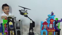 Epic Batman Superman Fight Super Hero Flight City Playset Unboxing With Ckn Toys-6q