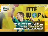 German Open 2016 Highlights: STEGER Bastian vs SALIFOU Abdel-Kader (Qual)