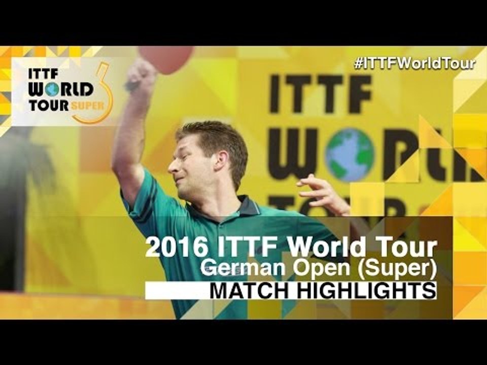 German Open 2016 Highlights: STEGER Bastian vs SALIFOU Abdel-Kader (Qual)