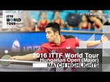 Hungarian Open 2016 Highlights: CHUANG Chih-Yuan vs CHEN Chien-An (Final)