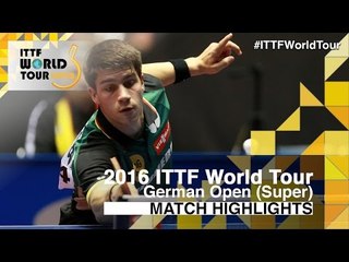 German Open 2016 Highlights: SEREDA Peter vs FRANZISKA Patrick (Qual)