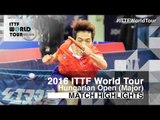 Hungarian Open 2016 Highlights: HO Kwan Kit vs CASSIN Alexandre (U21-R16)