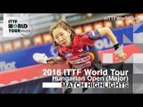 Hungarian Open 2016 Highlights: HU Melek vs YANG Haeun (1/4)