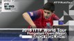 Hungarian Open 2016 Highlights: JEVTOVIC Marko vs JHA Kanak (Qual)