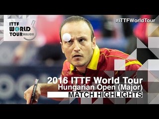 Hungarian Open 2016 Highlights: MACHADO Carlos vs KIM Minseok (R32)