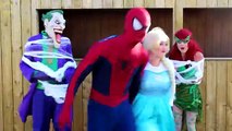 Is Frozen Elsa OK?! w/ Spiderman Anna Joker Hulk Pringles Chips Challenge Spidergirl Fun R