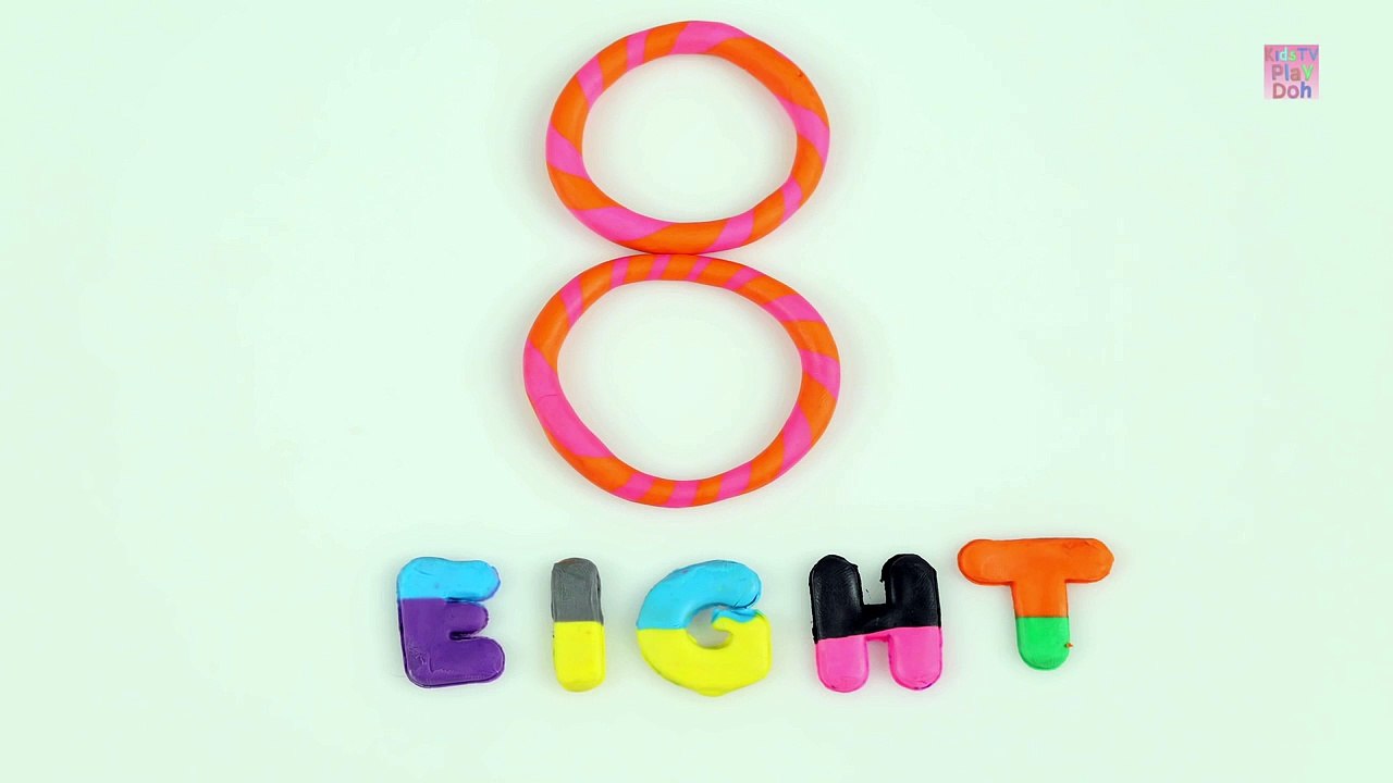 Learn Numbers with Play Doh Stop Motion for Kid...