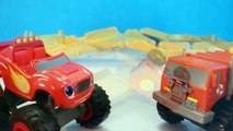 BLAZE AND THE MONSTER MACHINES Trucks Coaches Tonka Climb Overs Treader in Monster Truck Race-PMnCT