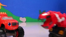 DINOTRUX Toys Ty RUX (Dinosaurs & Trucks) Gets Help from BLAZE AND THE MONSTER MACHINES Toypals.tv-zeDzIt