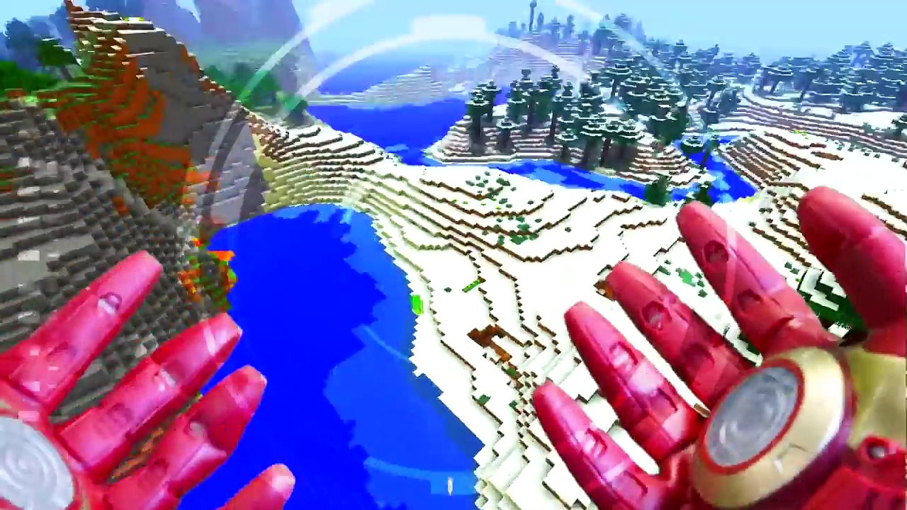 REALISTIC MINECRAFT - STEVE BECOMES IRON MAN!