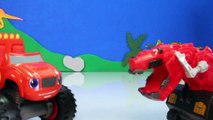 DINOTRUX Toys Ty RUX (Dinosaurs & Trucks) Gets Help from BLAZE AND THE MONSTER MACHINES Toypals.tv-zeDz