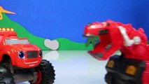 DINOTRUX Toys Ty RUX (Dinosaurs & Trucks) Gets Help from BLAZE AND THE MONSTER MACHINES Toypals.tv-zeDzIt