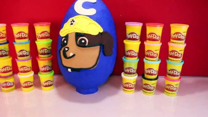 Letter C GIANT SURPRISE EGG OPENING _ Learn ABCs With Paw Patrol Rubble Surprise Toys Toypals.tv-Y