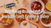 Corporate Events Catering In Sydney