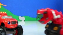 DINOTRUX Toys Ty RUX (Dinosaurs & Trucks) Gets Help from BLAZE AND THE MONSTER MACHINES Toypals.tv-zeD