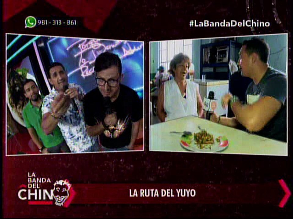 Victor Hugo le pregunta a Giuliana Zevallos sobre el yuyo y el chino lo saca del set