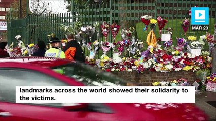 National landmarks pay tribute to London attack victims