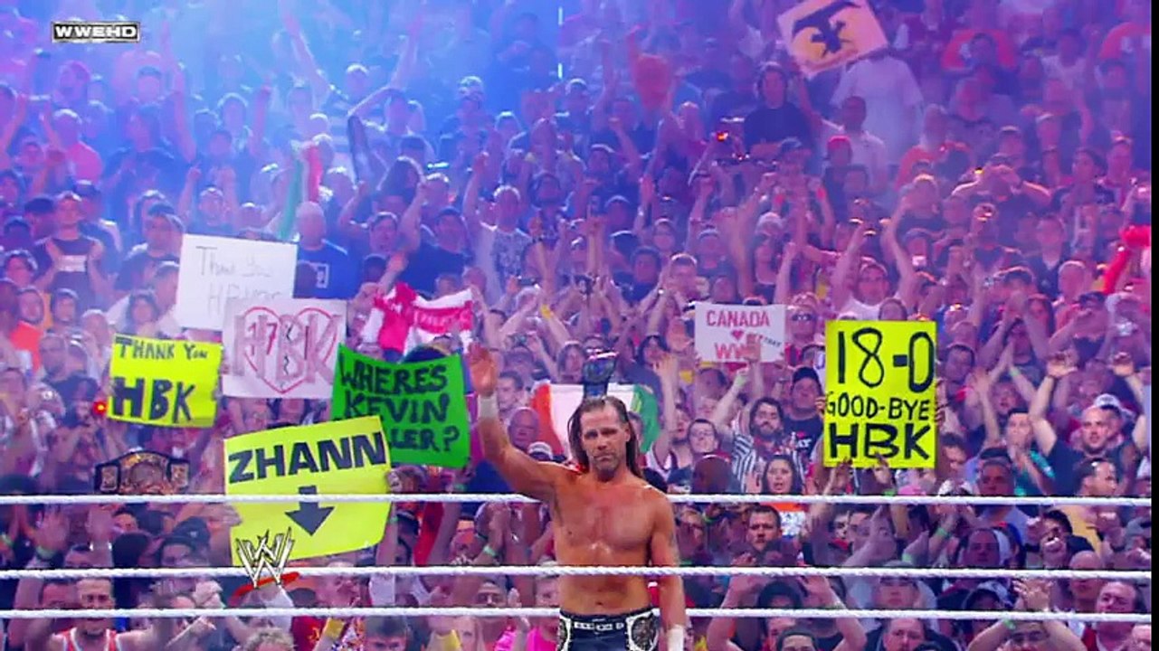 SmackDown Shawn Michaels says farewell to the WWE Universe video