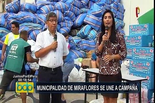 “Juntos por el Perú”: ayuda continúa llegando a La Esquina de la Televisión