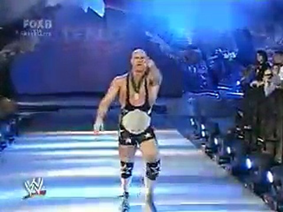 Mark Henry & MNM vs Undertaker & Kurt Angle Smackdown February 17th 2006