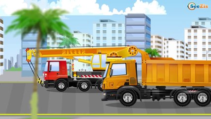 Coches para niños - Videos Para Niños - Camiones grandes - Camiones infantiles
