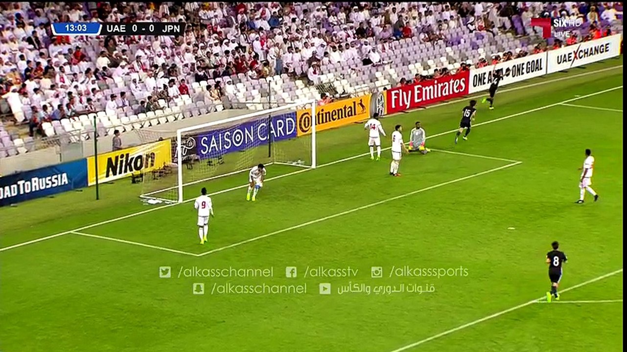 United Arab Emirates 0 - 1Japan '13Yuya Kubo