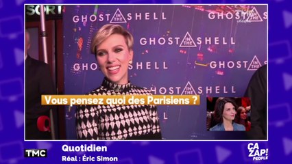 Que pense Scarlett Johansson des Parisiens ? La question qui fâche !