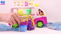 Learn Colors with Disney Princess Slime Surprises _ Slime Finger Family Nursery Rhyme Surprise Toys