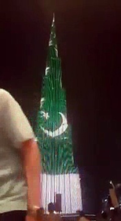 Burj Khalifa Pakistan flag