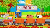 The Train and Racing cars | Learn Fruits and Animals | Trains & Cars cartoons for children