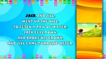 Jack and Jill Nursery Rhyme | Video with lyrics | Rhymes for Children | Baby Songs by Po P