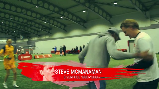 Steven Gerrard vs Liverpool Legends 5 Shot Challenge