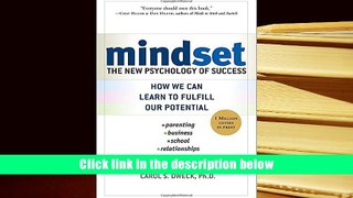 Epub  Mindset: The New Psychology of Success Full Book